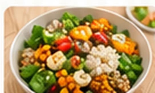 Plato de alimentos nutritivos